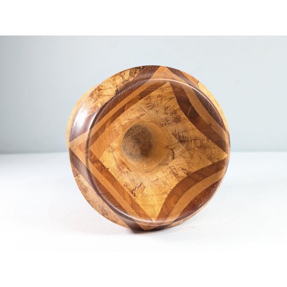 Vintage wooden candle holder centrepiece by Petes Wood Crafts, Handmade Peter - Picture 8 of 10